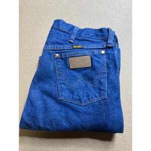 Wrangler Mens Jeans Blue Denim Cowboy Workwear Pants 34x32‎